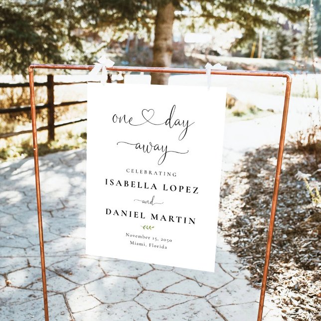 Minimalist One Day Away Foam Boards (Creator Uploaded)