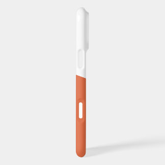 Minimalist Orange and White Phone Case