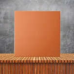 Minimalist  Orange solid color Ceramic Tile<br><div class="desc">Minimalist  Orange solid color</div>