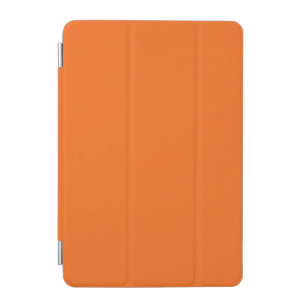 Minimalist Orange Tiger Solid Color iPad Mini Cover