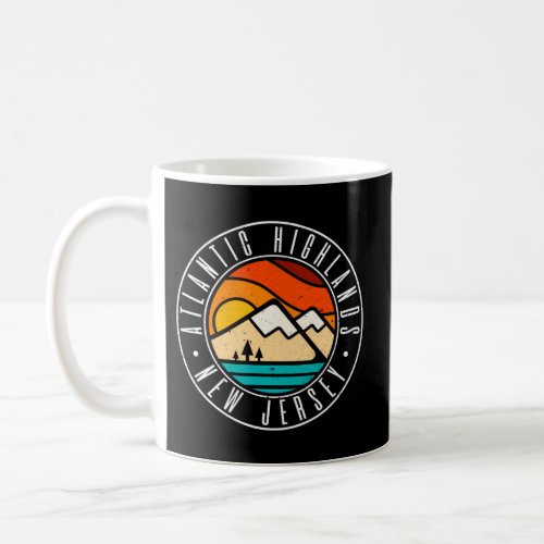 Minimalist Outdoors Atlantic Highlands New Jersey  Coffee Mug