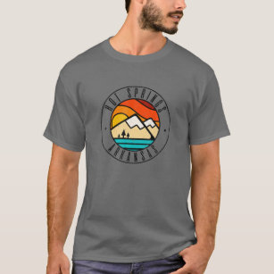 Minimalist Outdoors Hot Springs Arkansas AR T-Shirt