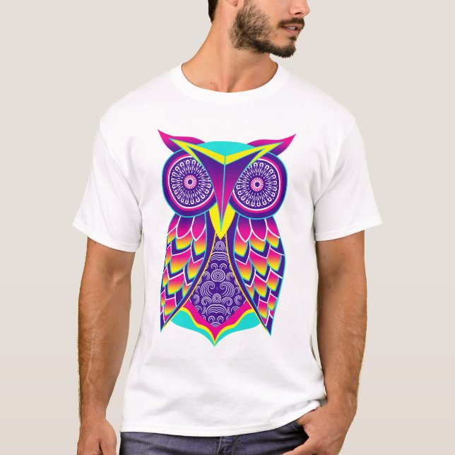 Minimalist owl v2 T-Shirt (Front)