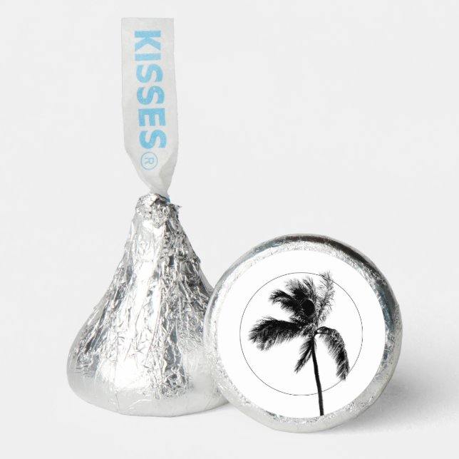 Minimalist Palm Tree Hershey® Candy Buffet Favors (Front)