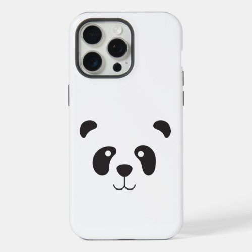 Minimalist Panda Illustration Phone Case