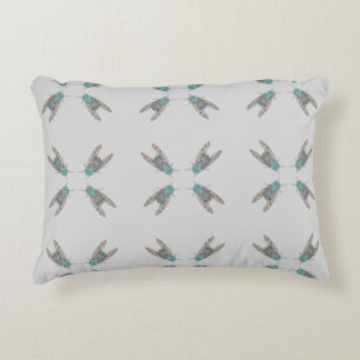 Minimalist Pastel Abstract Nature Pattern Accent Pillow