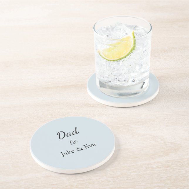 Minimalist Pastel Coaster | Father's Day Gift (Side)