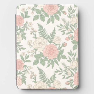 Minimalist Pastel Floral Pattern Kindle Cover