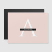 Minimalist Pastel Pink Personalized Name (Front/Back)