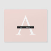 Minimalist Pastel Pink Personalized Name (Front)