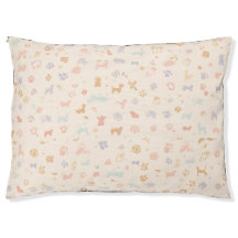 Minimalist Pastel Rainbow Dog Bed | Tiny Paws