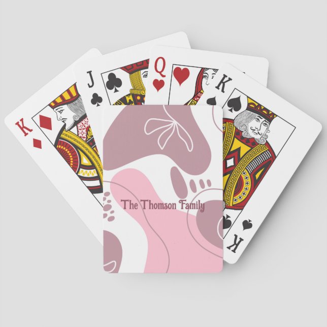 Minimalist Pattern Playing Cards (Back)