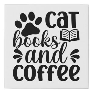 Minimalist Paw Print & Book Graphic Quote