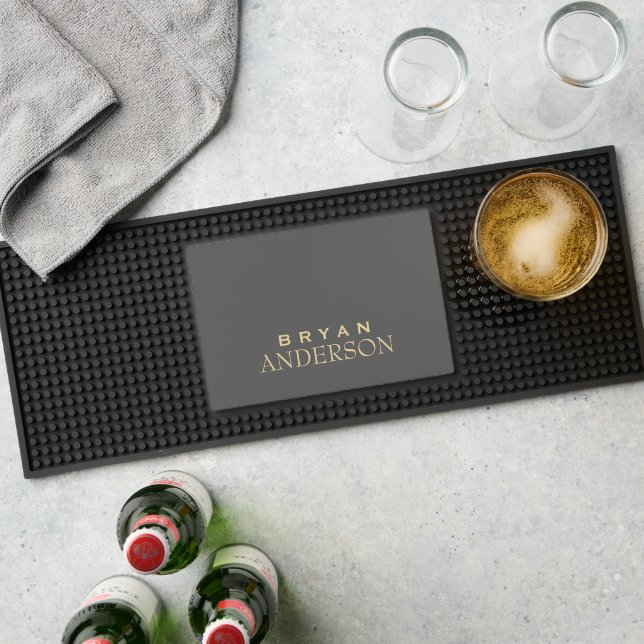 Minimalist Personalized Bar Mat (Insitu (Bar 1))