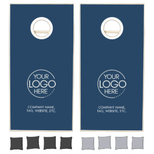 Minimalist Personalized Custom Logo Sack Toss Bags Cornhole Set