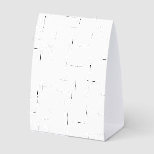 Minimalist Personalized File Folder Set Paper Table Tent