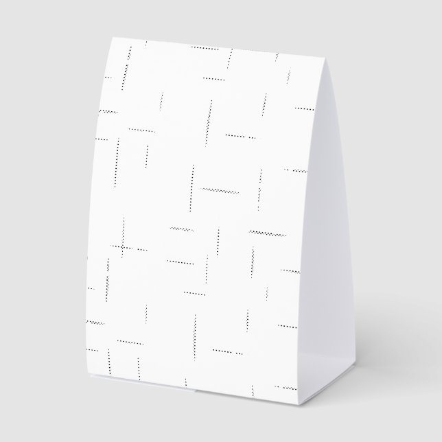 Minimalist Personalized File Folder Set Paper Table Tent (Front)