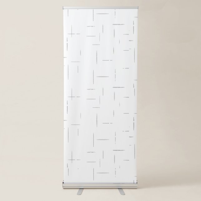 Minimalist Personalized File Folder Set Retractable Banner (Front)