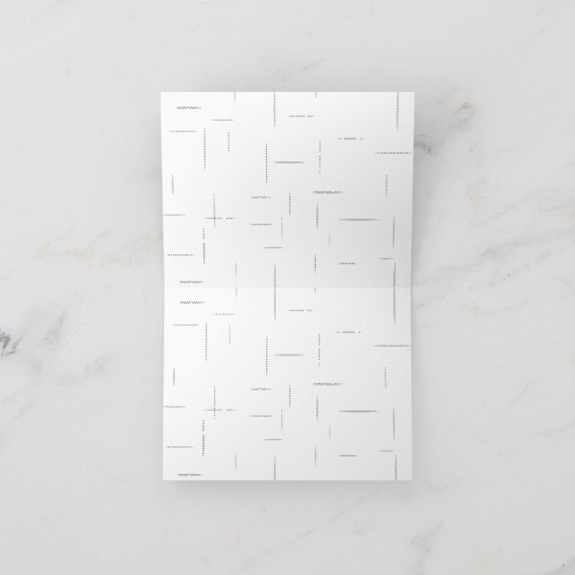 Minimalist Personalized File Folder Set Thank You Card (Inside)
