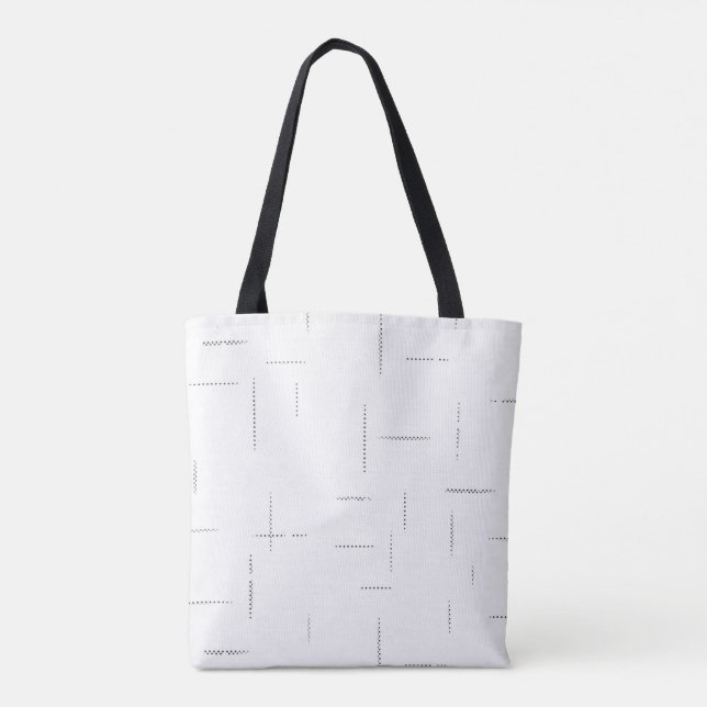 Minimalist Personalized File Folder Set Tote Bag (Back)