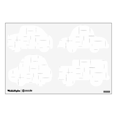 Minimalist Personalized File Folder Set Wall Decal