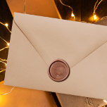 Minimalist Personalized Heart & Serif Family Name Wax Seal Stamp<br><div class="desc">Add a personal touch to your correspondence with our Wax Stamper. Your family name in serif typography,  adorned with a cute heart,  adds charm and warmth to every envelope.</div>