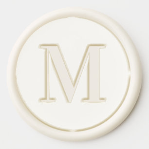 Minimalist Personalized Initial Wax Seal Sticker