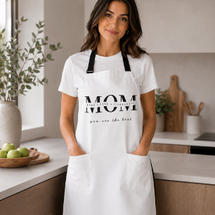 Minimalist Personalized Mom Name Apron