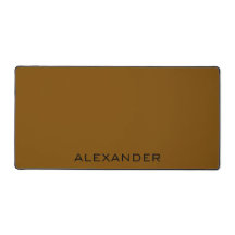 Minimalist personalized name brown &black