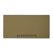 Minimalist personalized name brown &black