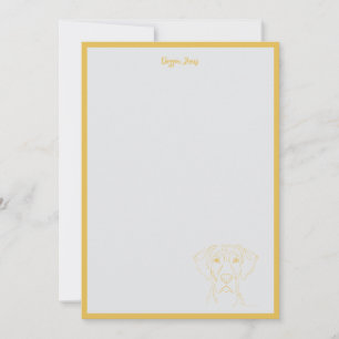 Minimalist Personalized Note Cards – Great Dane Li