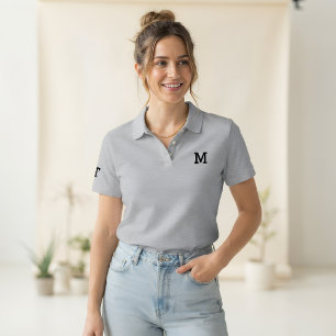 Minimalist Personalized Polo, Cute Custom Polo