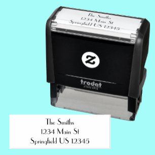 Minimalist Personalized Return Address Self-inking Stamp