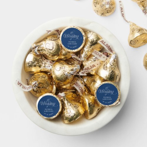 Minimalist Personalized Wedding Hershey®'s Kisses®