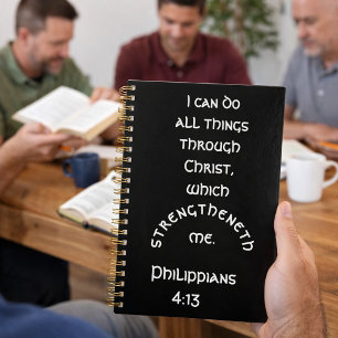 Minimalist Philippians 4:13 Bible Verse Planner