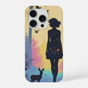 Minimalist Phone Case Mystic Nymph in the Forest