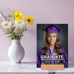 Minimalist Photo 8th Grade Graduation Announcement Holder