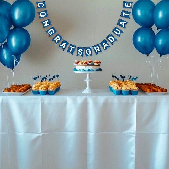 Minimalist Photo 8th Grade Graduation Bunting Bunting Flags (Creator Uploaded)