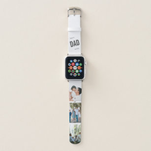 Minimalist Photo Best Dad Ever Father's Day Apple Watch Band