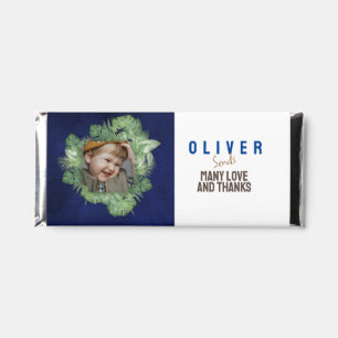 Minimalist photo chocolate hershey bar favors