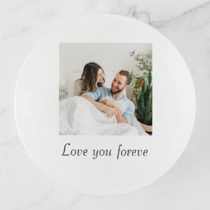 Minimalist Photo Gifts For Mom Daughter Christmas Trinket Tray