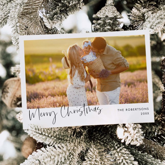 Minimalist Photo Holiday Card | Christmas Card (Creator Uploaded)