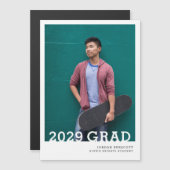 Minimalist Photo Overlay Graduation Announcement (Front/Back)