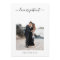 Minimalist Photo Postpone Wedding Date Change