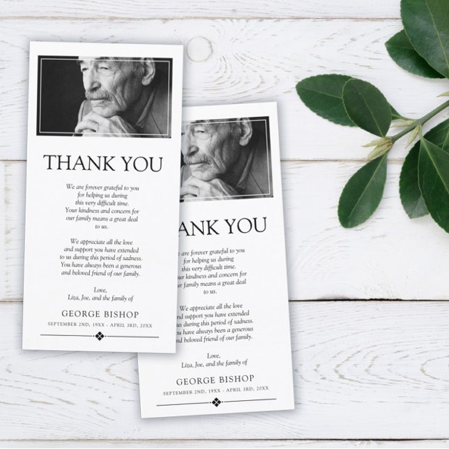 Minimalist Photo | Sympathy Thank You (Creator Uploaded)