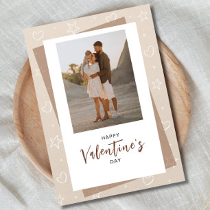 Minimalist Photo Valentine's Day Holiday Card
