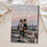 Minimalist photo wedding backpacker movie poster