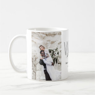 Minimalist Photo Wedding Favor Coffee Mug