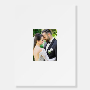 Minimalist Photo Wedding Guest Signing Board