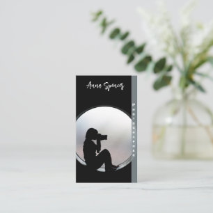 Minimalist Photography Full Photo Simple Business Card